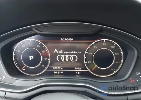 2017 Audi A4 2.0T Premium z USA, uszkodzony, nr VIN WAUENAF45HN030663